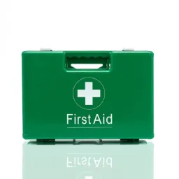 Deluxe ABS Green First Aid Box & Bracket