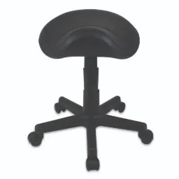 CODE RED Gas Lift Stool Saddle Black Padded Seat
