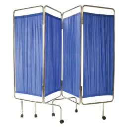 CODE RED Medical Screen – 4 Fold with Curtains