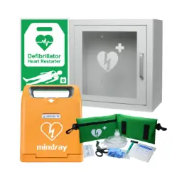 BUNDLE DEAL | BeneHeart C1A AED & Arky Indoor Cabinet