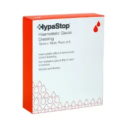 HypaStop Haemostatic Gauze Dressing 10cm x 10cm