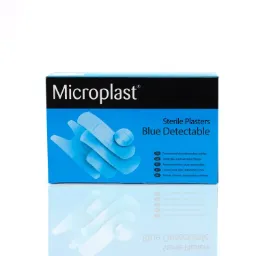Microplast Blue Detectable Assorted Plasters