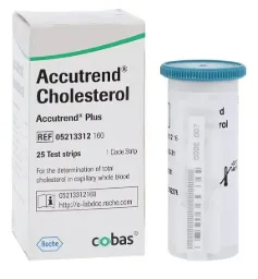 Accutrend Cholesterol Test Strips 25s